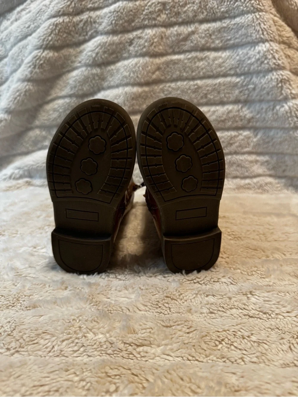Gymboree Girls Brown Mid-Calf Buckle Boots